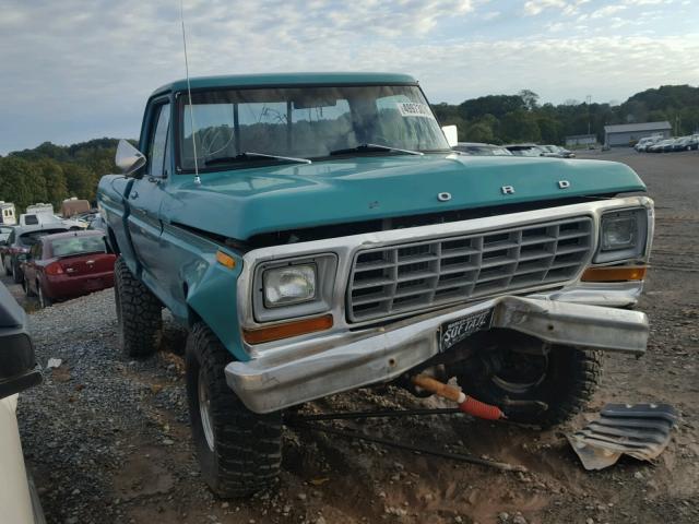 F14BLAJ4098 - 1978 FORD F150 TURQUOISE photo 1