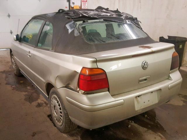 3VWCC21V5YM801586 - 2000 VOLKSWAGEN CABRIO GL SILVER photo 3