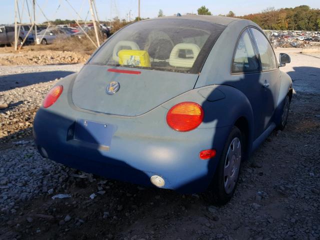 3VWBC21C0XM459120 - 1999 VOLKSWAGEN NEW BEETLE Mavi foto 4