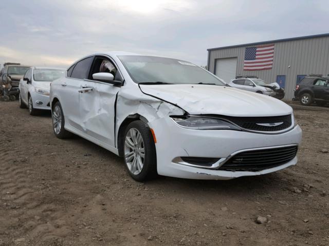 1C3CCCAB6FN651641 - 2015 CHRYSLER 200 LIMITE WHITE photo 1