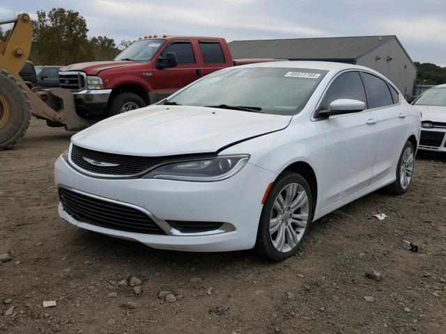 1C3CCCAB6FN651641 - 2015 CHRYSLER 200 LIMITE WHITE photo 2