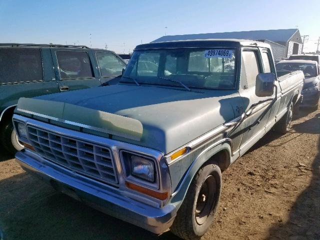 X25JKCA6268 - 1978 FORD F150 GREEN photo 2