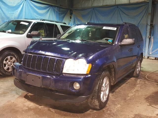 1J4GR48K56C180188 - 2006 JEEP GRAND CHER BLUE photo 2