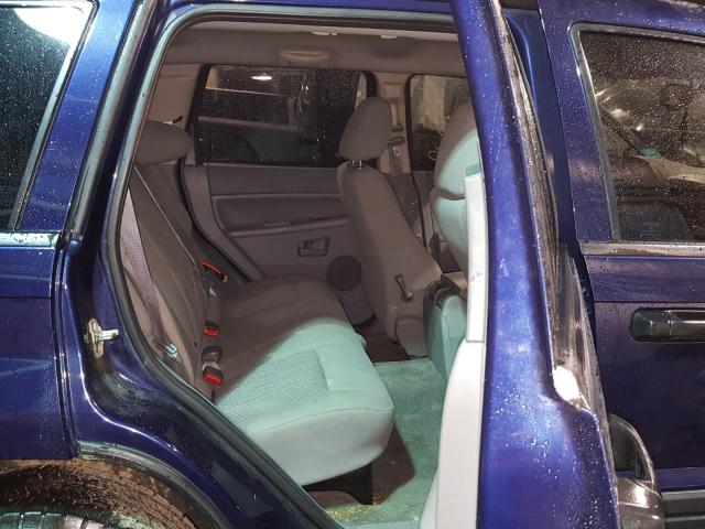 1J4GR48K56C180188 - 2006 JEEP GRAND CHER BLUE photo 6