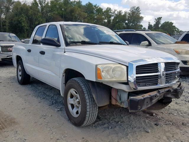 1D7HE28N95S223879 - 2005 DODGE DAKOTA QUA WHITE photo 1