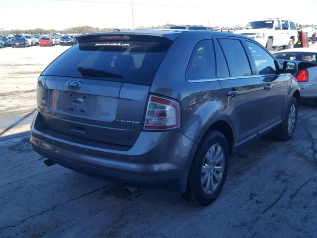 2FMDK39C89BA64594 - 2009 FORD EDGE LIMIT GRAY photo 4