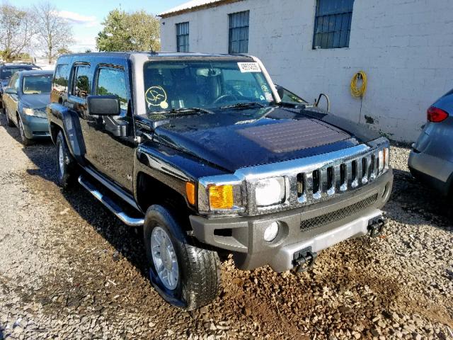 5GTEN13E788137270 - 2008 HUMMER H3 BLACK photo 1