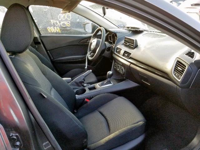 JM1BM1T78F1221747 - 2015 MAZDA 3 SV GRAY photo 5