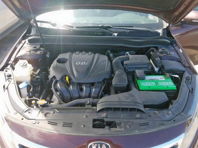 5XXGN4A72CG031532 - 2012 KIA OPTIMA EX PURPLE photo 7