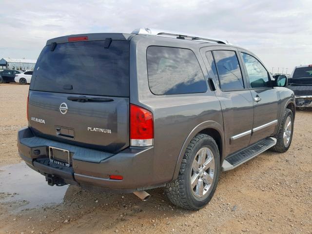 5N1AA0NF0BN603787 - 2011 NISSAN ARMADA PLA CHARCOAL photo 4