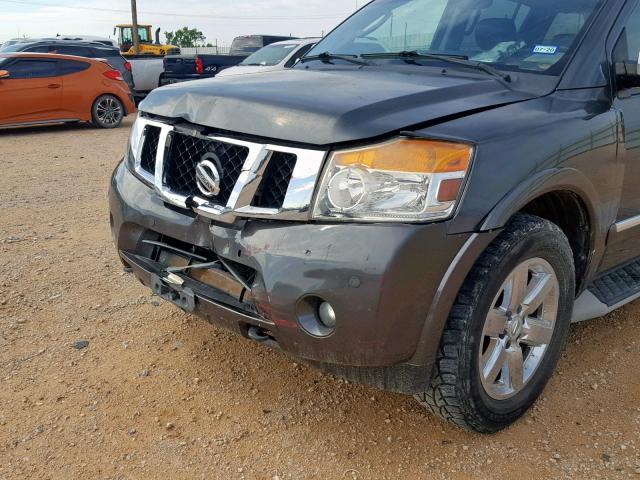 5N1AA0NF0BN603787 - 2011 NISSAN ARMADA PLA CHARCOAL photo 9