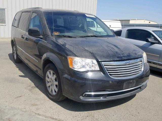 2C4RC1BG1ER325509 - 2014 CHRYSLER TOWN & COU BLACK photo 1