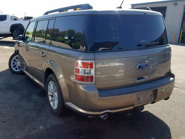 2FMGK5B84DBD21385 - 2013 FORD FLEX SE GRAY photo 3