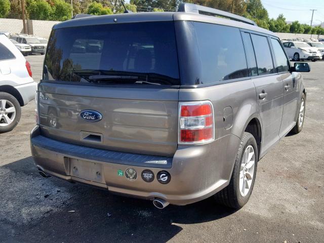 2FMGK5B84DBD21385 - 2013 FORD FLEX SE GRAY photo 4