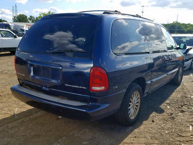 1C4GP44G6YB582503 - 2000 CHRYSLER TOWN & COU BLUE photo 4