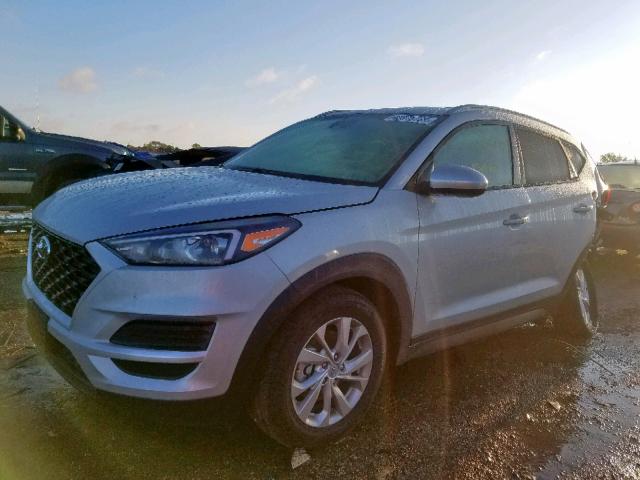 KM8J33A45KU904206 - 2019 HYUNDAI TUCSON LIM SILVER photo 2