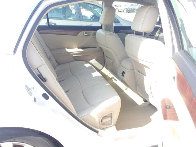 4T1BK3DB7BU410754 - 2011 TOYOTA AVALON BAS 白色 照片 6