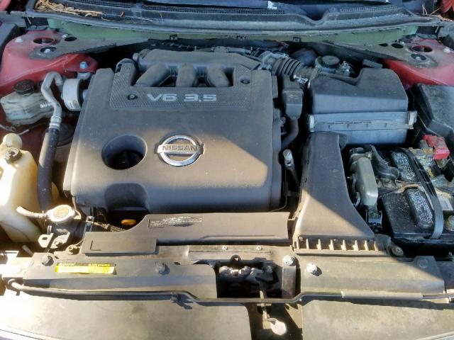 1N4BL21E97N437133 - 2007 NISSAN ALTIMA 3.5 RED photo 7