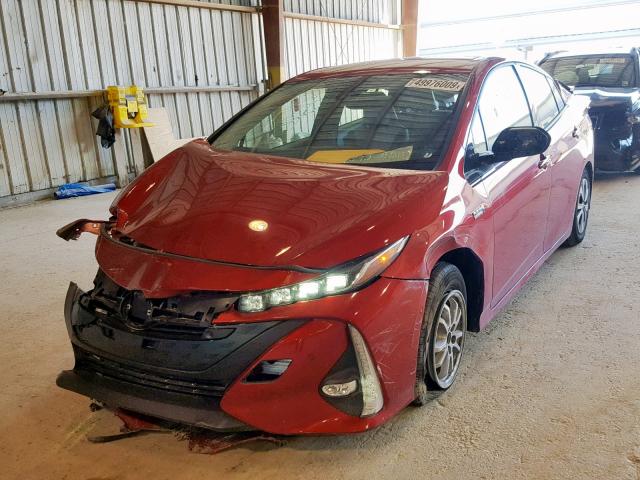 JTDKARFP8J3093400 - 2018 TOYOTA PRIUS PRIM 红色 照片 2
