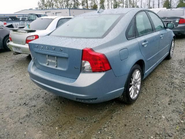 YV1382MS4A2501986 - 2010 VOLVO S40 2.4I BLUE photo 4