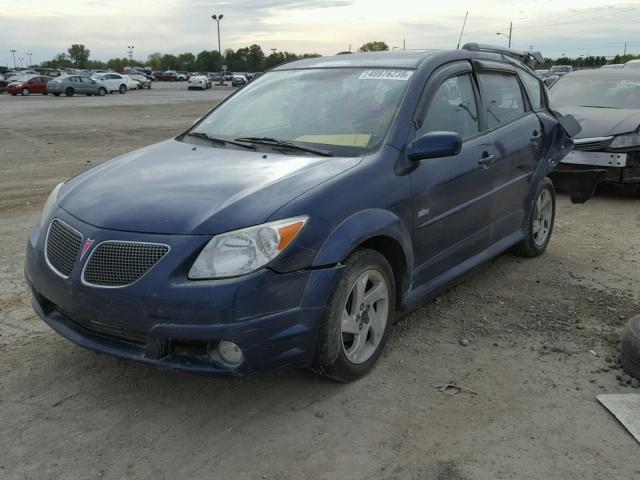 5Y2SL65826Z448620 - 2006 PONTIAC VIBE BLUE photo 2