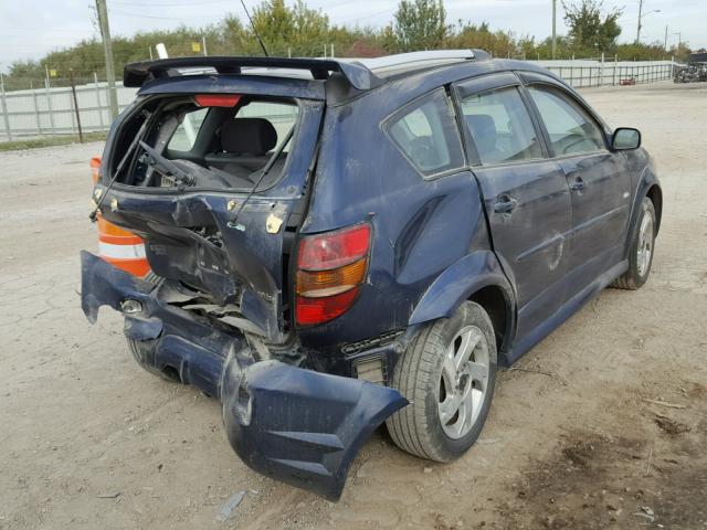 5Y2SL65826Z448620 - 2006 PONTIAC VIBE BLUE photo 4