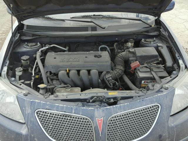 5Y2SL65826Z448620 - 2006 PONTIAC VIBE BLUE photo 7