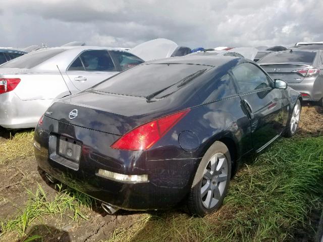 JN1AZ34D64T166197 - 2004 NISSAN 350Z COUPE BLACK photo 4