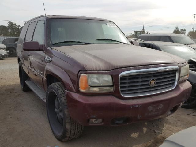 1GYEK13R3XR403213 - 1999 CADILLAC ESCALADE BURGUNDY photo 1