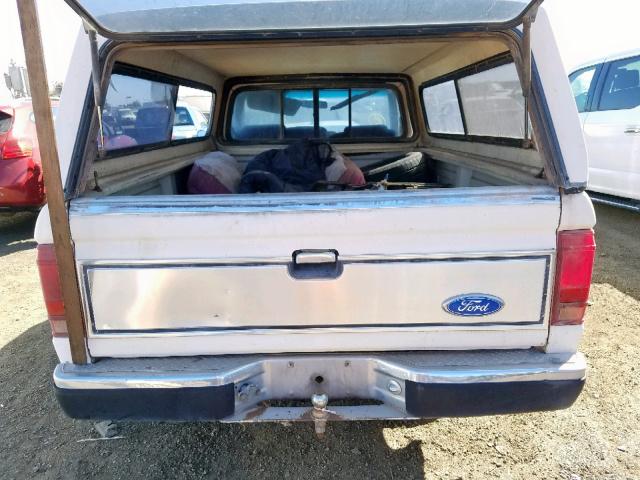 1FTCR10A1HUB03594 - 1987 FORD RANGER WHITE photo 6