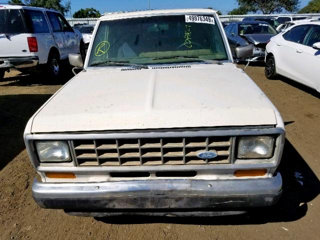 1FTCR10A1HUB03594 - 1987 FORD RANGER WHITE photo 9