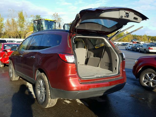 1GNKVHKD4HJ117215 - 2017 CHEVROLET TRAVERSE L RED photo 3