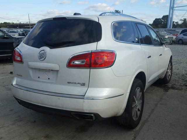 5GAKVBKD8HJ188862 - 2017 BUICK ENCLAVE WHITE photo 4