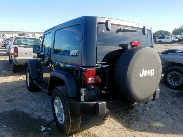 1C4AJWAG4GL217186 - 2016 JEEP WRANGLER S BLACK photo 3