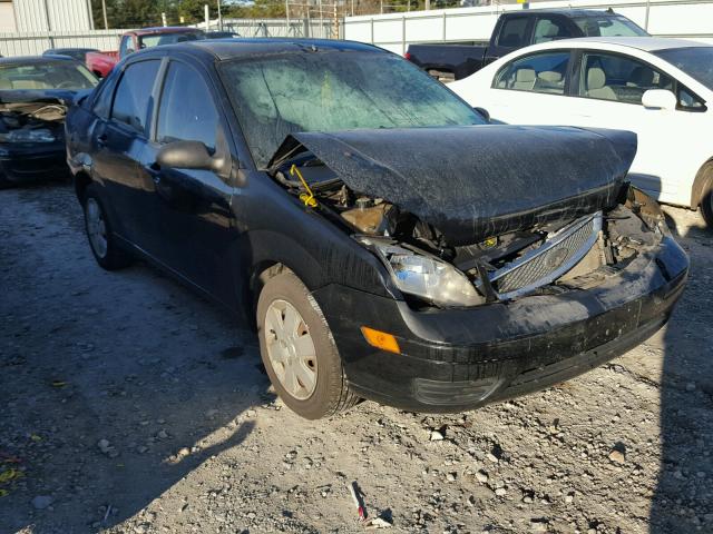 1FAFP34N37W316261 - 2007 FORD FOCUS ZX4 BLACK photo 1