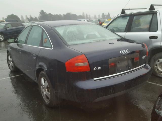 WAUED64B3YN104938 - 2000 AUDI A6 2.7T QU BLUE photo 3