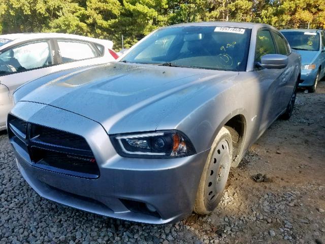 2C3CDXDT2DH613922 - 2013 DODGE CHARGER R/ GRAY photo 2