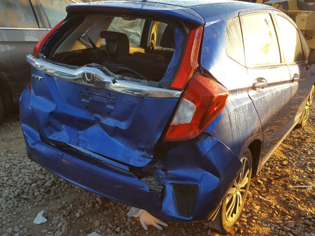 JHMGK5H71GS007639 - 2016 HONDA FIT EX BLUE photo 9