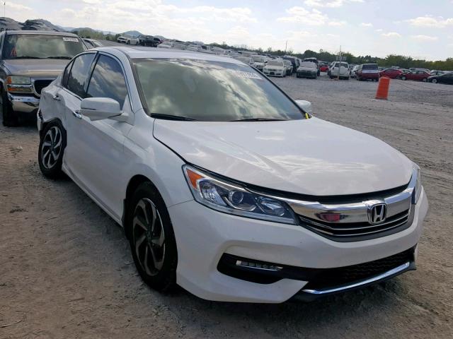 1HGCR3F87GA016168 - 2016 HONDA ACCORD EXL WHITE photo 1