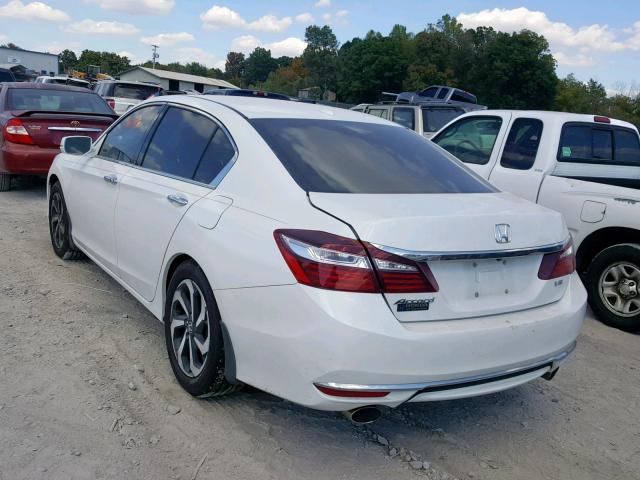 1HGCR3F87GA016168 - 2016 HONDA ACCORD EXL WHITE photo 3