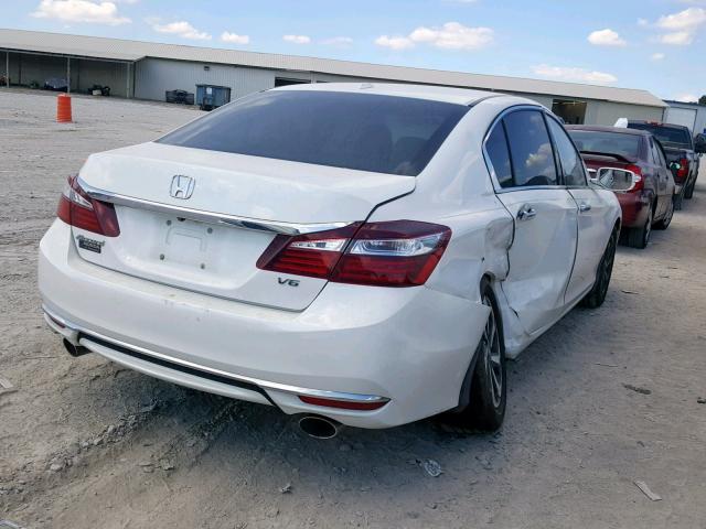 1HGCR3F87GA016168 - 2016 HONDA ACCORD EXL WHITE photo 4