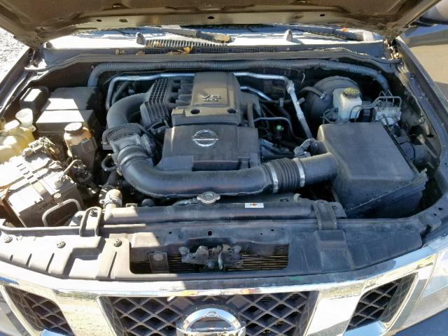 1N6AD0EV9AC400780 - 2010 NISSAN FRONTIER C GRAY photo 7