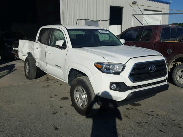 3TMCZ5AN6GM016818 - 2016 TOYOTA TACOMA DOU WHITE photo 1