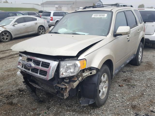 1FMCU9EG9BKA66917 - 2011 FORD ESCAPE LIM TAN photo 2