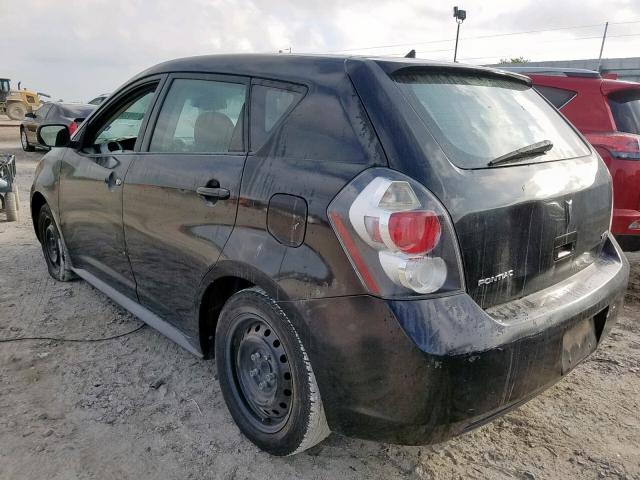 5Y2SP67009Z436157 - 2009 PONTIAC VIBE BLACK photo 3