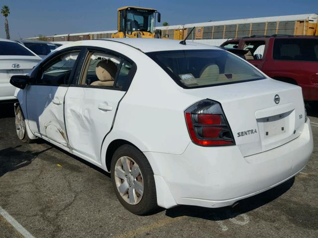 3N1AB61E97L614962 - 2007 NISSAN SENTRA 2.0 WHITE photo 3