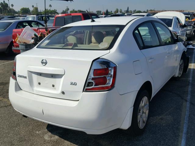 3N1AB61E97L614962 - 2007 NISSAN SENTRA 2.0 WHITE photo 4