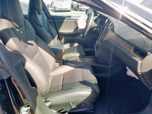 5YJSA1E27JF266530 - 2018 TESLA MODEL S أسود صورة 5