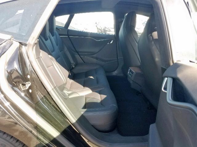 5YJSA1E27JF266530 - 2018 TESLA MODEL S أسود صورة 6