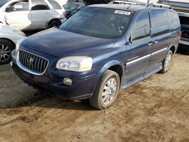 4GLDV13W67D210516 - 2007 BUICK TERRAZA IN BLUE photo 2